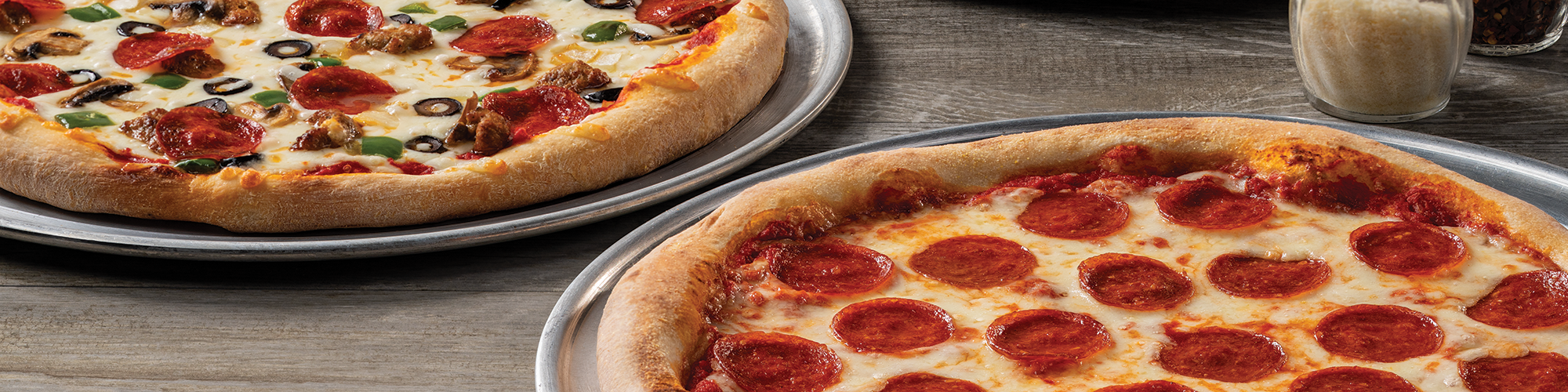 Pepperoni pizza at Ed's Fusion.